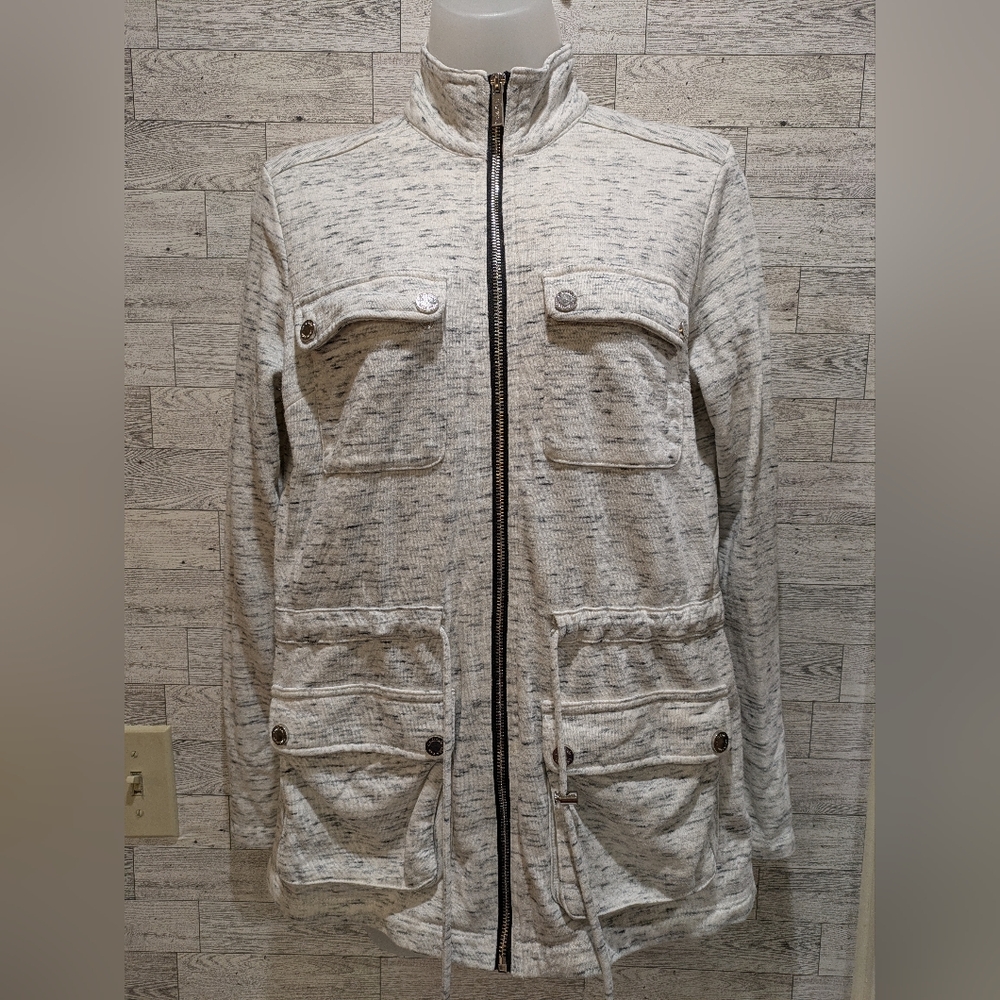 Calvin Klein Light Gray Utility Jacket